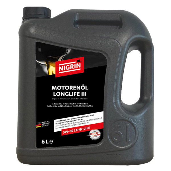 NIGRIN Motorenöl 5W-30 LongLife III 6l