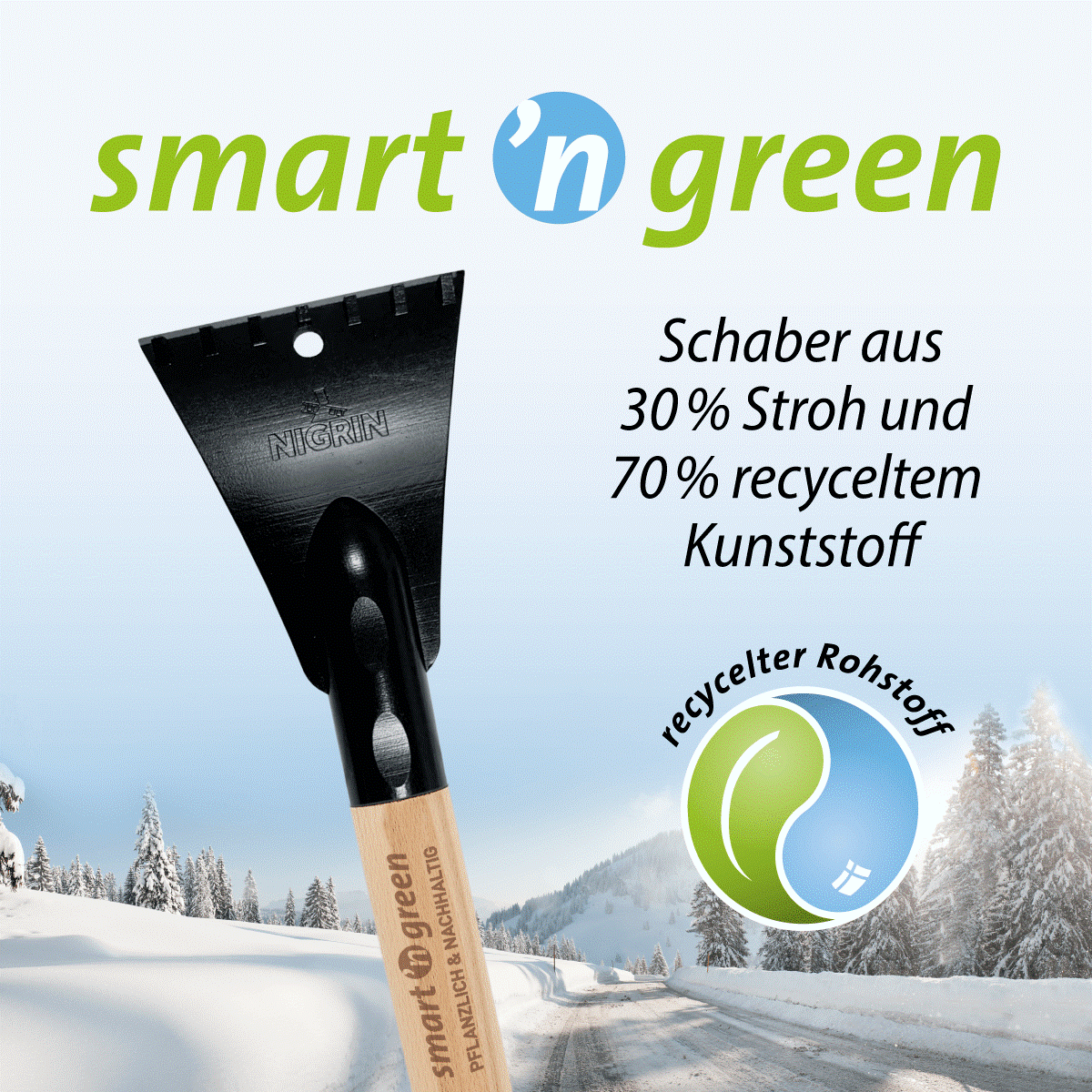 NIGRIN smart'n green Eiskratzer, Eiskratzer, Winterprodukte, AUTO